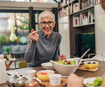 Eating a healthy diet will help keep your dental implants in great condition